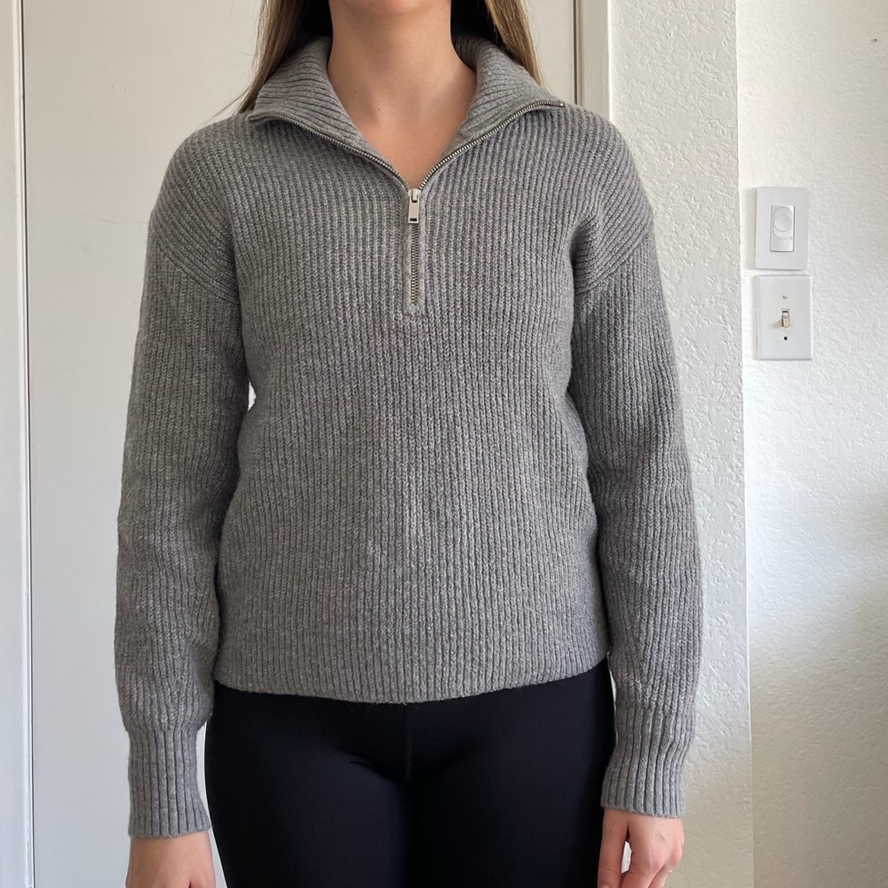 Old Navy quarter zip knit sweater